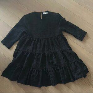 Black short dress from Zara